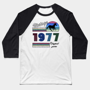 43 Years Old - Made in 1977 - 43th Birthday Men Women Baseball T-Shirt